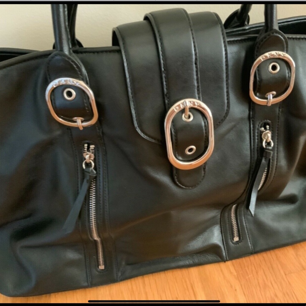 DKNY black tote bag - work bag - computer bag